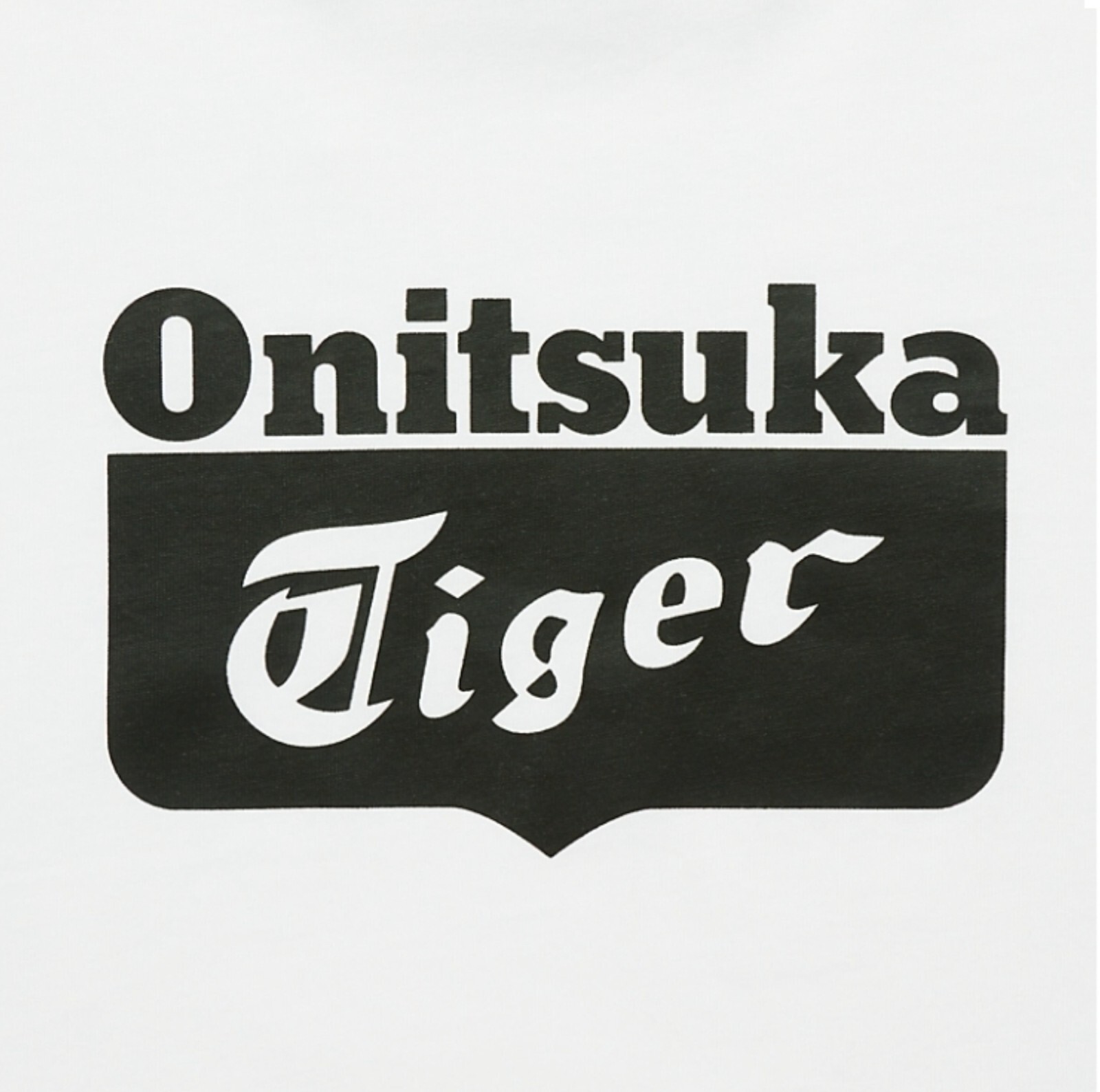 Onitsuka Tiger LOGO TEE 2183B173 Unisex WHITE/BLACK T-shirt gallery