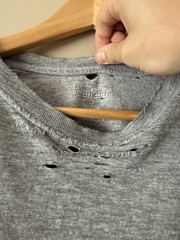 Distressed Boxy Essential Carhartt Tee Gray Carhartt Pocket Tee with Relaxed L