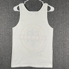 Vintage Germany Royal First Class Shirt Mens Small White Eagle Crest Tank USA
