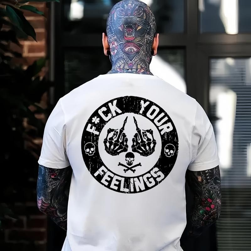 Your Feelings Skull Tee - Bold Statement Graphic T-shirt gallery