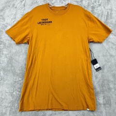 Troy Lee Designs Shirt Mens Medium Cargo Tee Caramel Logo Casual New
