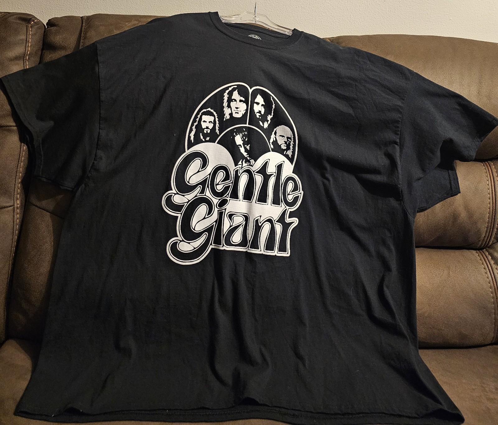 Gentle Giant Official Band T Shirt Progressive Rock Size 5x Black NWOT