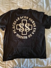 Places+Faces, 88Rising, GUESS, Black Reflective T-Shirt, Medium
