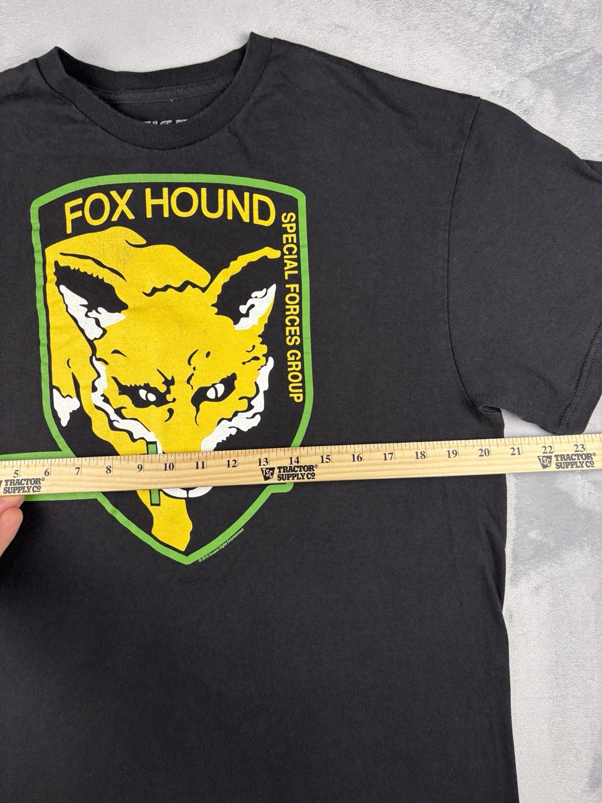 Vintage Metal Gear Solid FOXHOUND Promo T-Shirt Large Konami Gaming Tee gallery