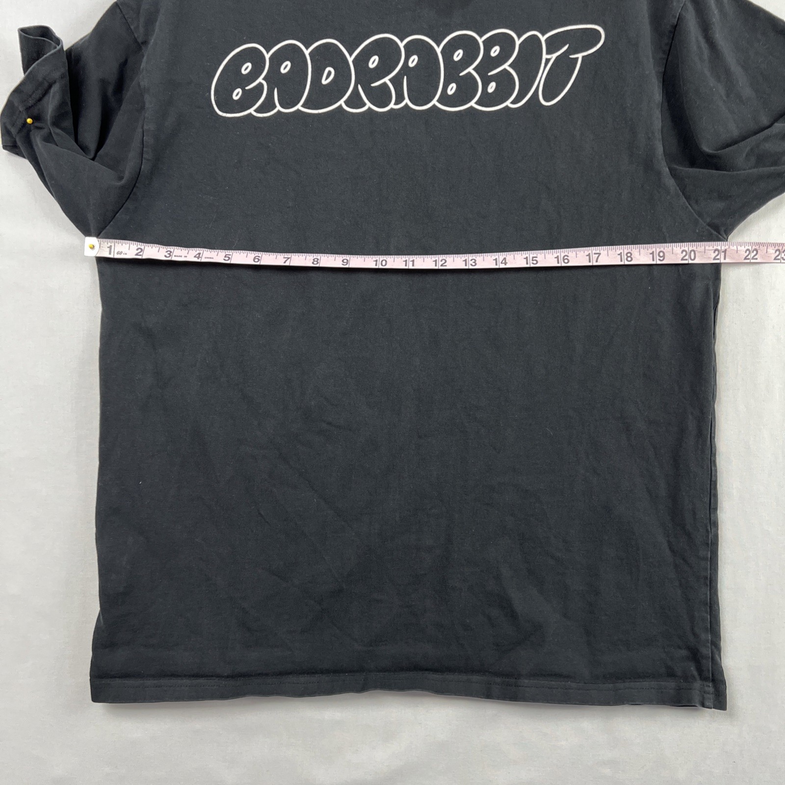 Double Bad Rabbit Graphic T-Shirt Mens S Punk Goth Streetwear Skater Festival gallery