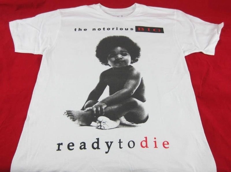 Mens NEW Biggie Notorious BIG Ready to Die Brooklyn Mint Rap T-Shirt Sz S or M gallery