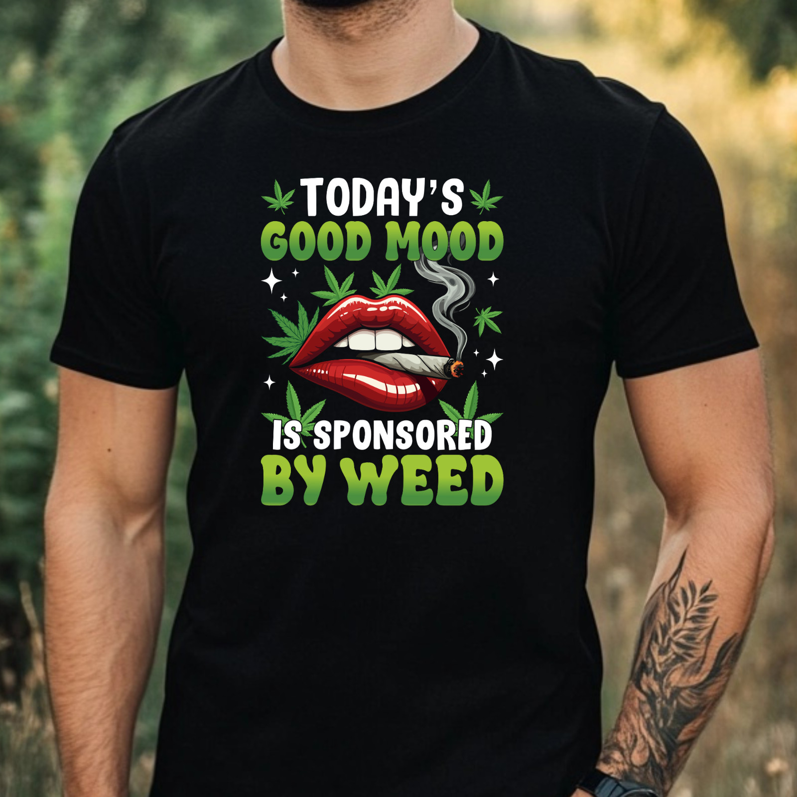 Mens Cannabis Theme Cotton T-Shirt Size XS to 5XL gallery