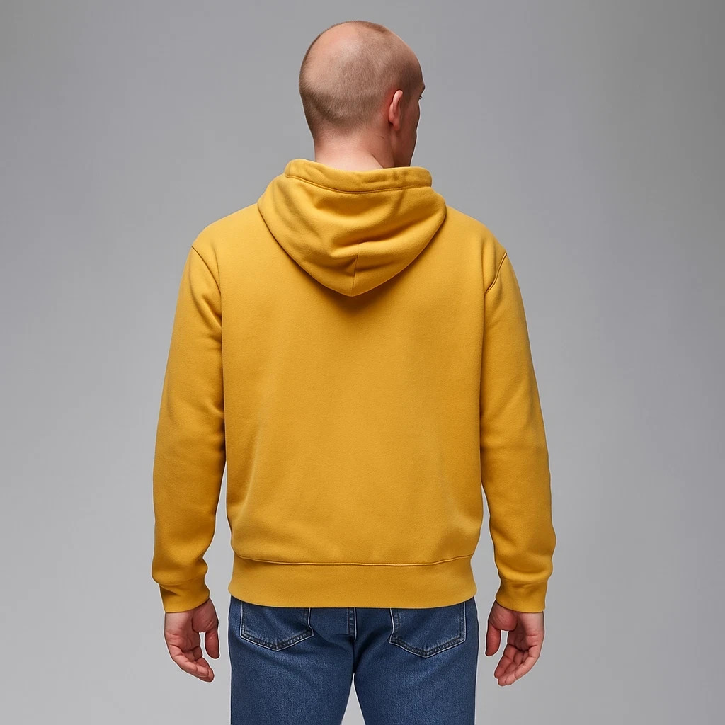 Jordan Essentials Mens Fleece Men's Hoodie Yellow FB7290-752 gallery