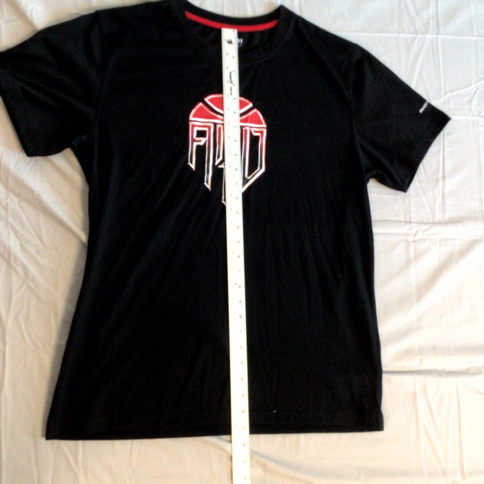 And1 Men's T-Shirt Large Black Red Graphic Streetwear Stop Sweating Me Pullover gallery