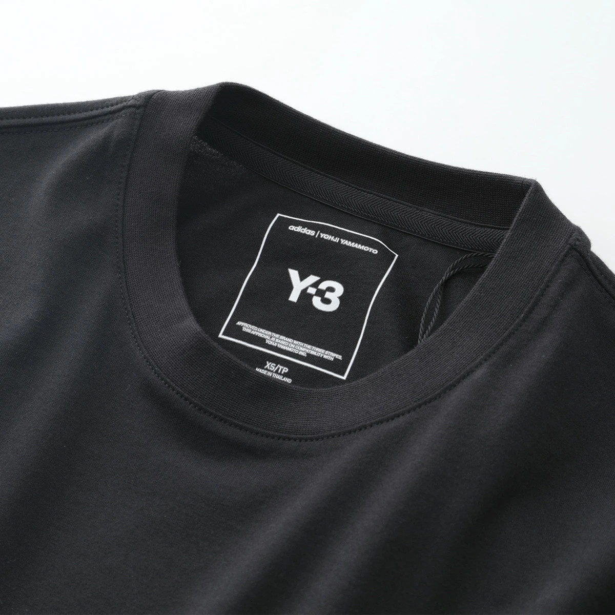 Yohji Yamamoto Y-3 U LS TEE Long Sleeve Tee Men's BLACK S or M or L or XL gallery