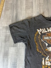 Vintage 1986 Harley Davidson Eagle Milwaukee Iron Biker Americana Mens MEDIUM