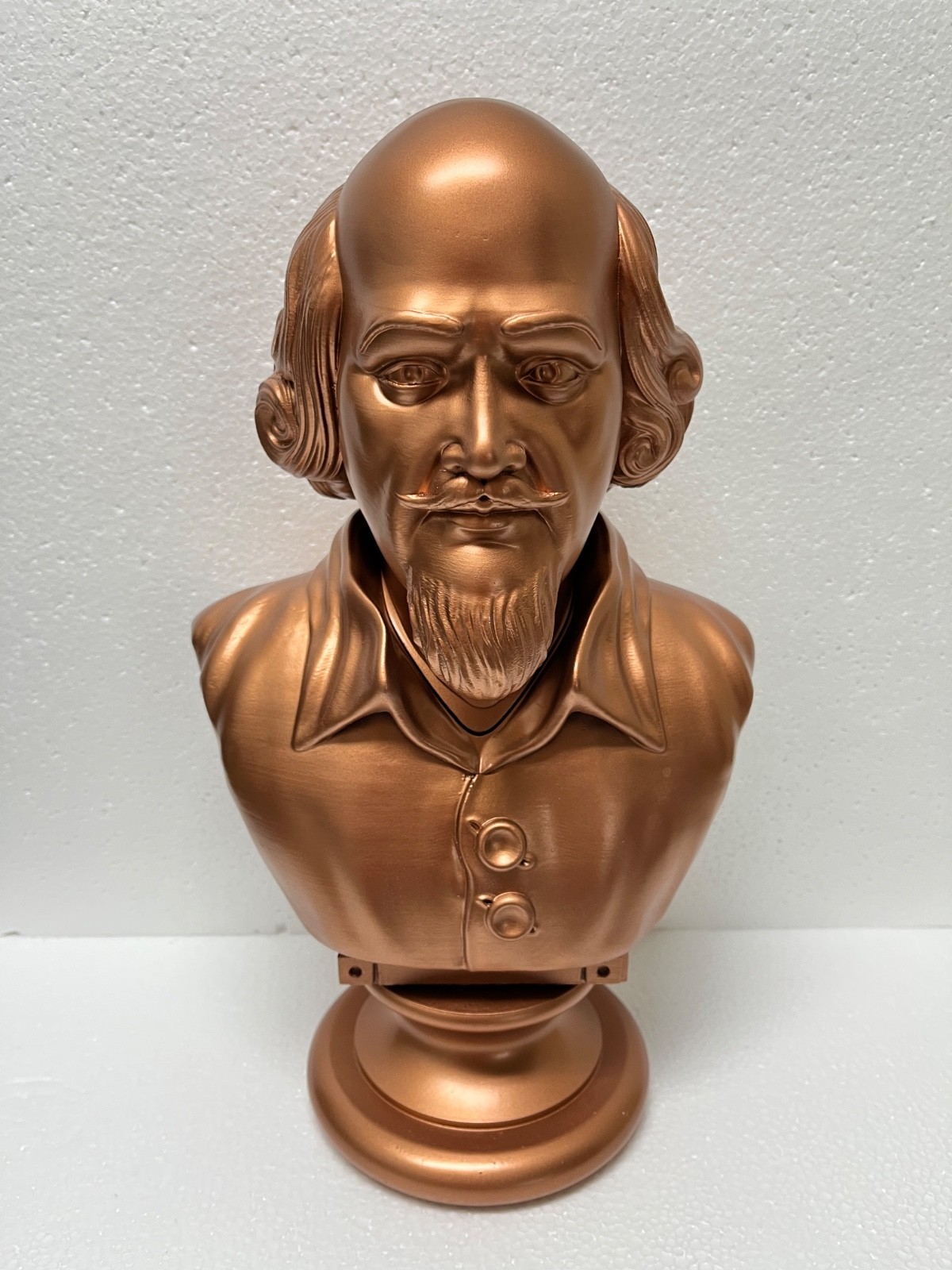 1960’s Batman show Shakespeare bust 3D printed piggy bank with chicken head lite