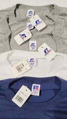 5 units Russell Athletic Blank T Shirts 4XL Men’s – good quality, comfortable