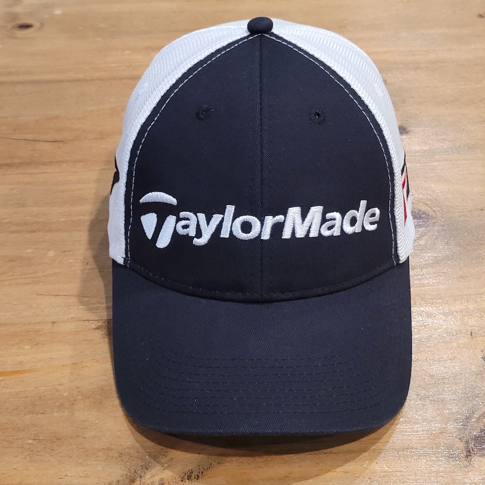 Taylormade Hat Cap R7 Strap Back Golf One Size Black White Tmax Gear