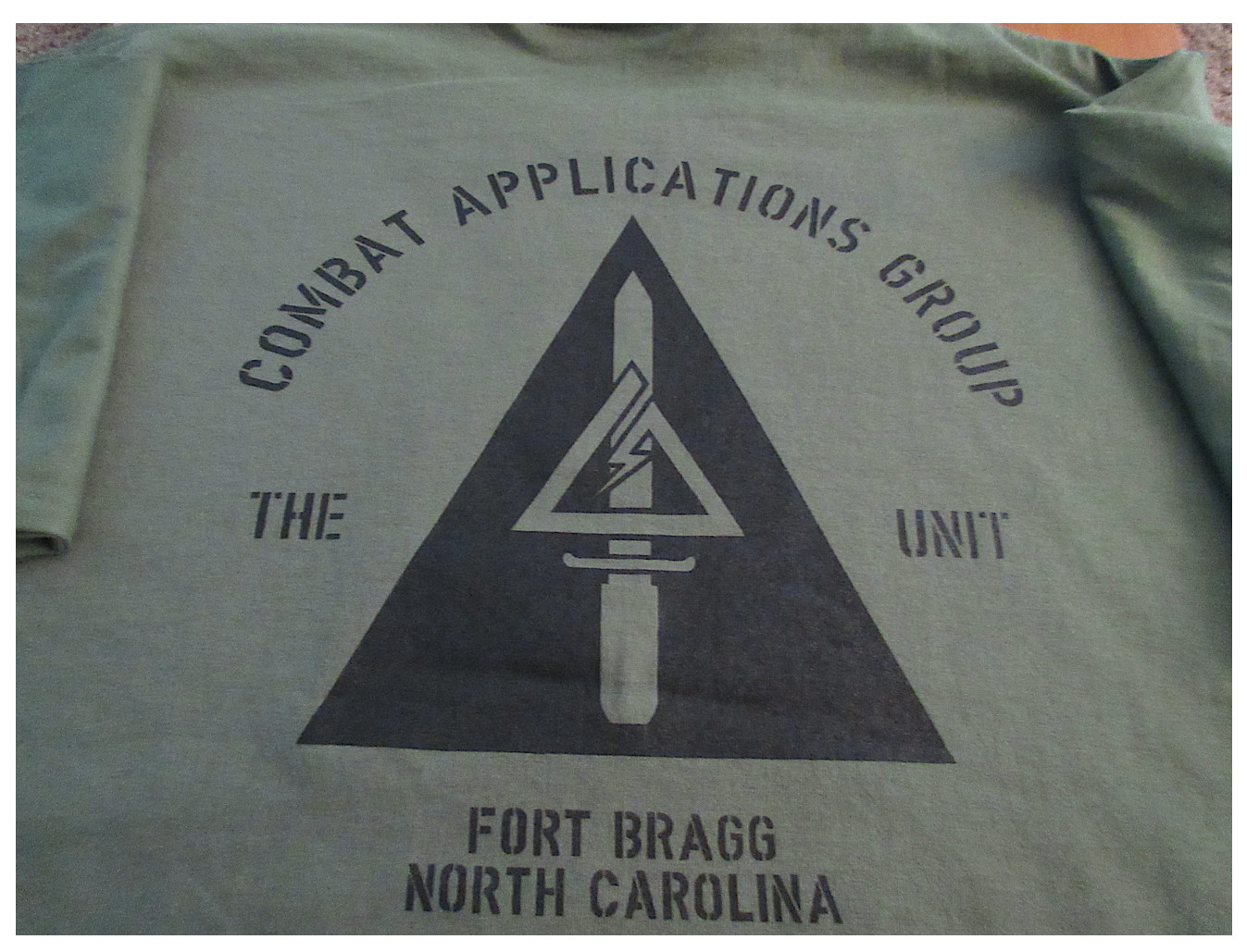 Delta Force CAB (1st SFOD-D) The Unit Silk-Screened T-Shirt XL Military Army SF gallery