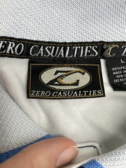 Zero Casualties Basketball Warm Up Jacket Vtg 90s Street Wear Oversized Large