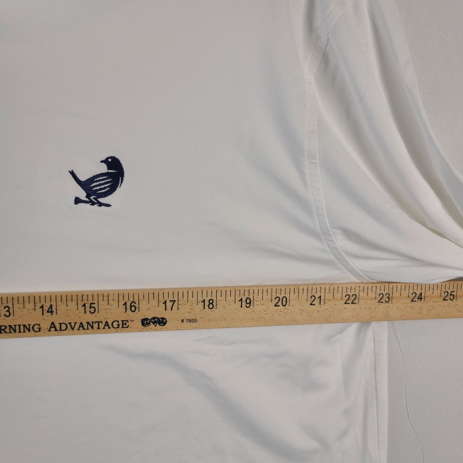 NEW Johnnie-O UPF 50 White Hooded Long Sleeve Shirt Size L gallery
