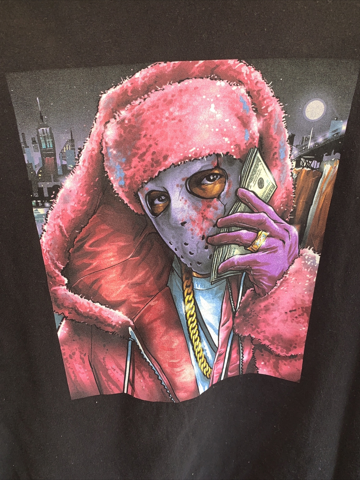 Rare DGK Bricks T-Shirt Size XL Jason Ski Mask Cash Pink Fur Killa Cam Cam’ron gallery