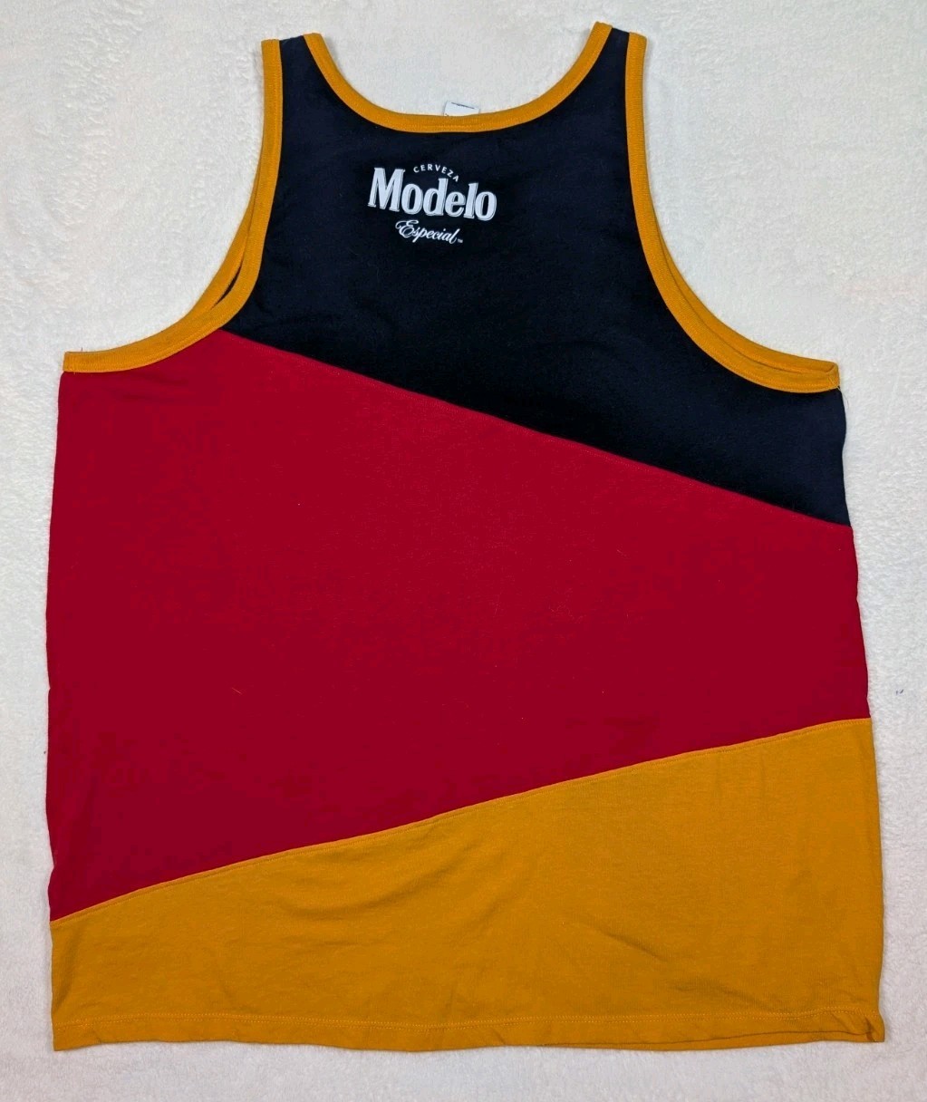 Modelo Especial Cerveza Colorblock Tank Top Size XL Sleeveless Beer gallery