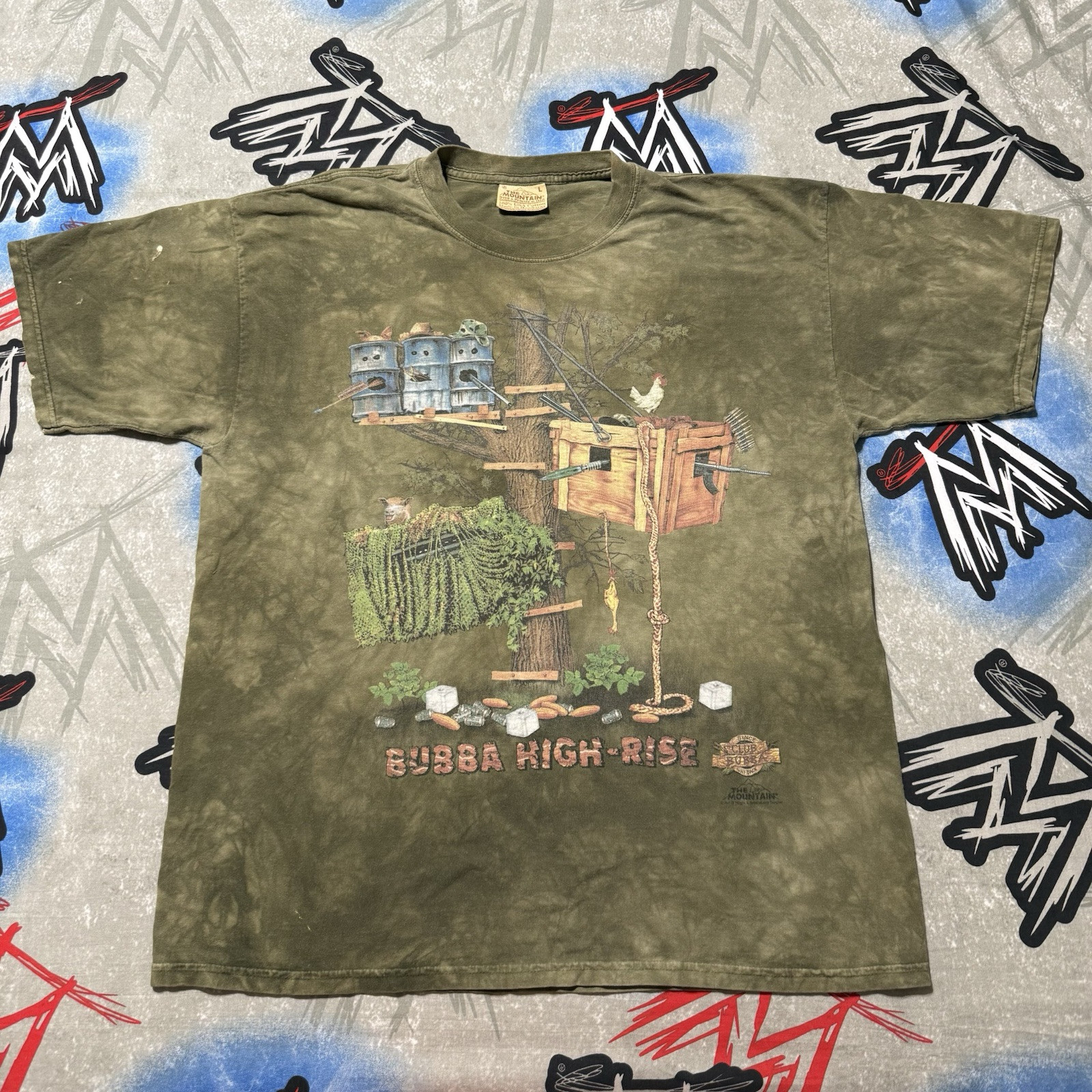 The Mountain Bubba High-Rise Tie Dye Men’s L T-Shirt