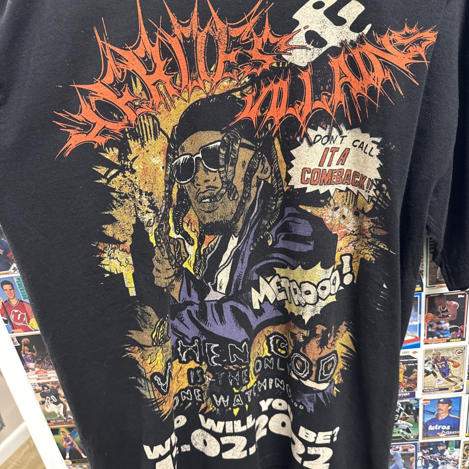 Metro Boomin Heroes And Villains Comic Tour Tee Large gallery