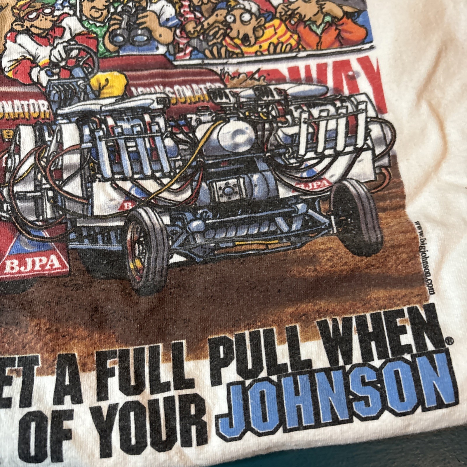 Big Johnson T-Shirt Size Extra Large XL Pullers Pull On This Tractor Vintage gallery