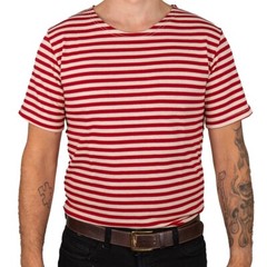 Genuine Russian OMON / MVD Telnyashka – 100% Cotton Striped Military T-Shirt New