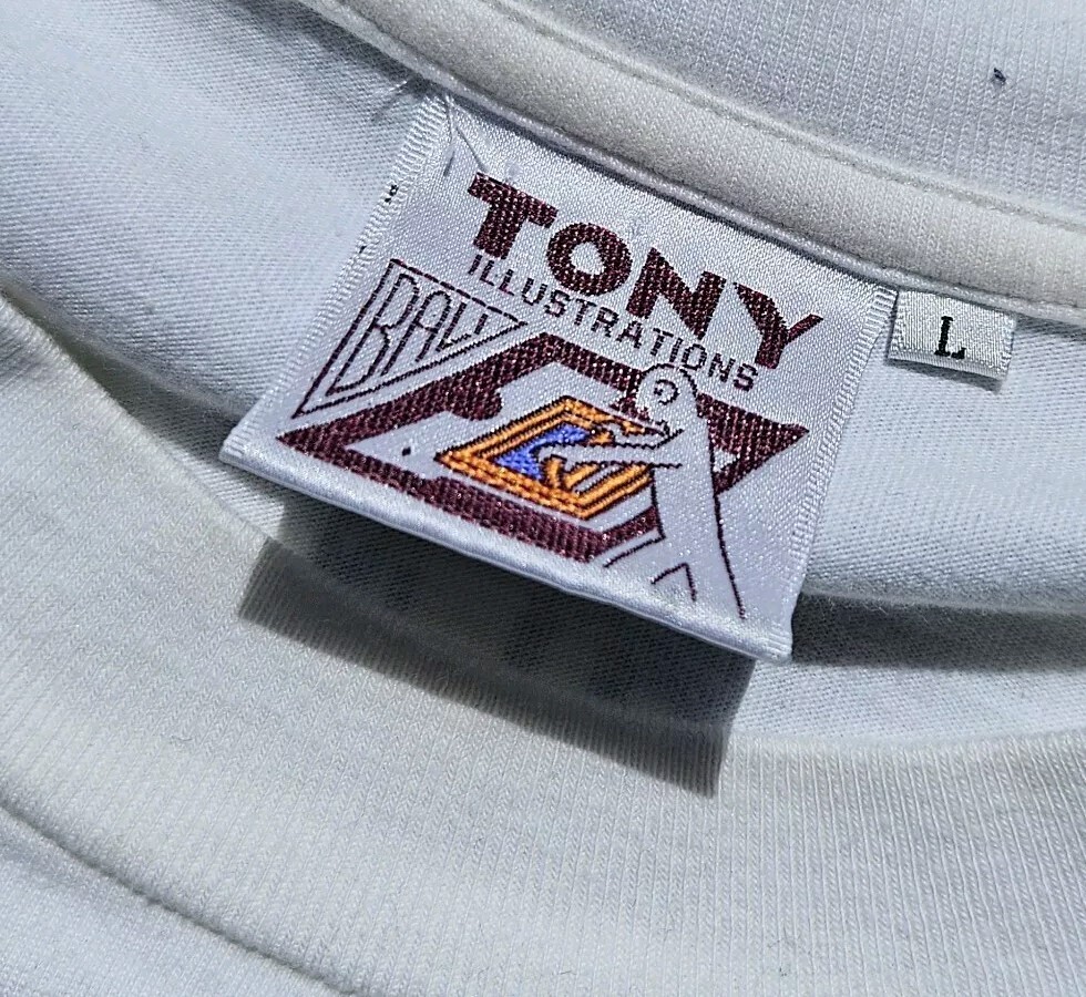 Tony Illustrations Bali Indonesis tee shirt t-shirt preowned sz L Large 1 gallery