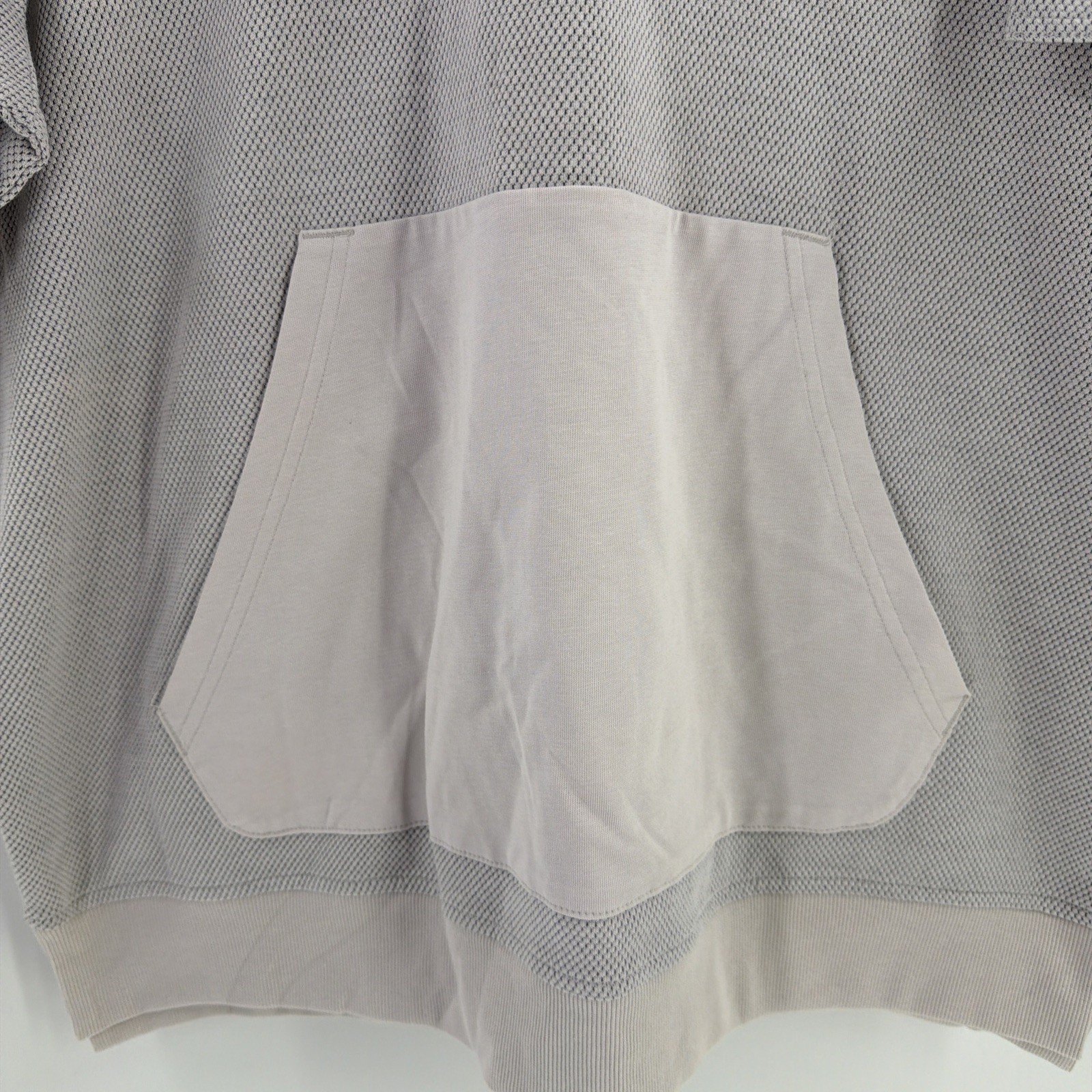 Adidas Shirt Mens XL Short Sleeve Hooded Kangaroo Pocket Pullover Gray Black gallery