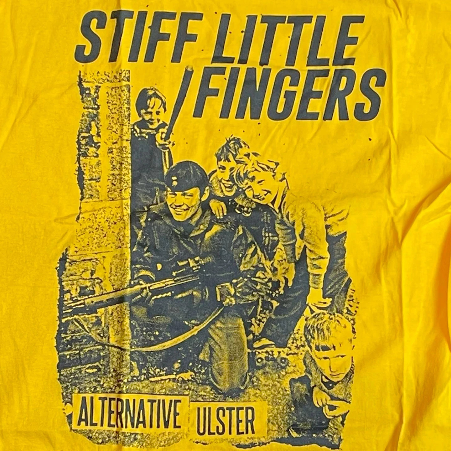STIFF LITTLE FINGERS Yellow Band T-shirt S-5XL Gift For Fan QT1797 gallery