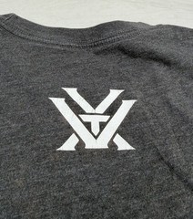 Vortex Optics Shirt Gray Graphic Print Stretch Mountain Outdoor Hunting Mens M
