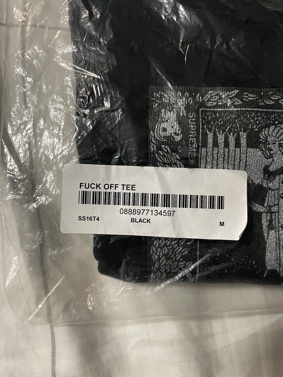 Supreme Ss16 F**k Off Graphic Tee Men Short Sleeve Summer 2016 gallery