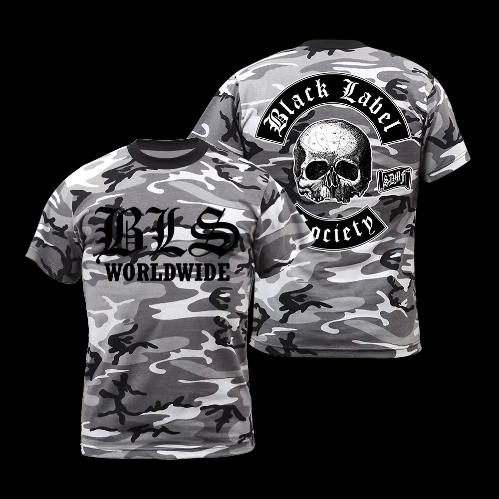 Camo Tee Black Label Society 2026 All Overe Print t shirt V7YE6 gallery