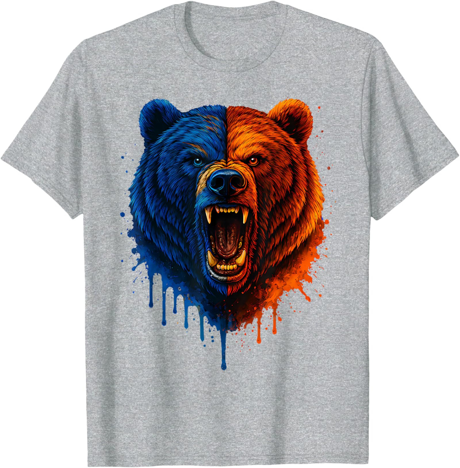 Bear Drip Graphic - Chicago Fans Design Chicago Unisex T-Shirt gallery