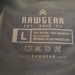Rawgear Long Sleeved Shirt Size Large Model RG429 NWT