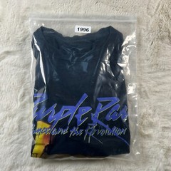 Prince Purple Rain Mens Medium Black Graphic Crew Neck Short Sleeves T-Shirt