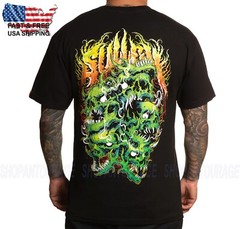 Sullen Art Collective Grime Skull Standard SCM5619 Short Sleeve Men`s T-shirt