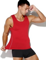Mens Compression Tank Tops Slimming Body Shaper Undershirts for Chest Waist