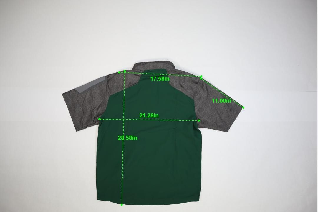 Holloway Mens Green Gray Short Sleeve 1/4 Zip Performance Pullover Shirt M gallery
