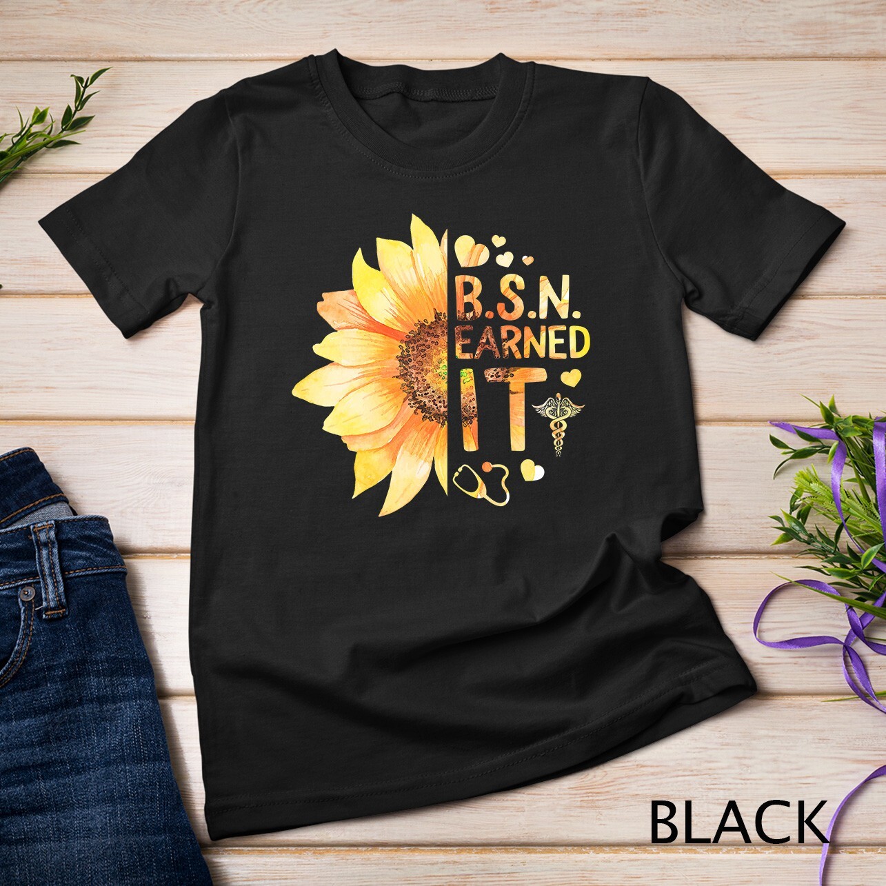 Male Nurse BSN Earned It Nursing School Graduation RN Men T-Shirt Unisex T-shirt gallery