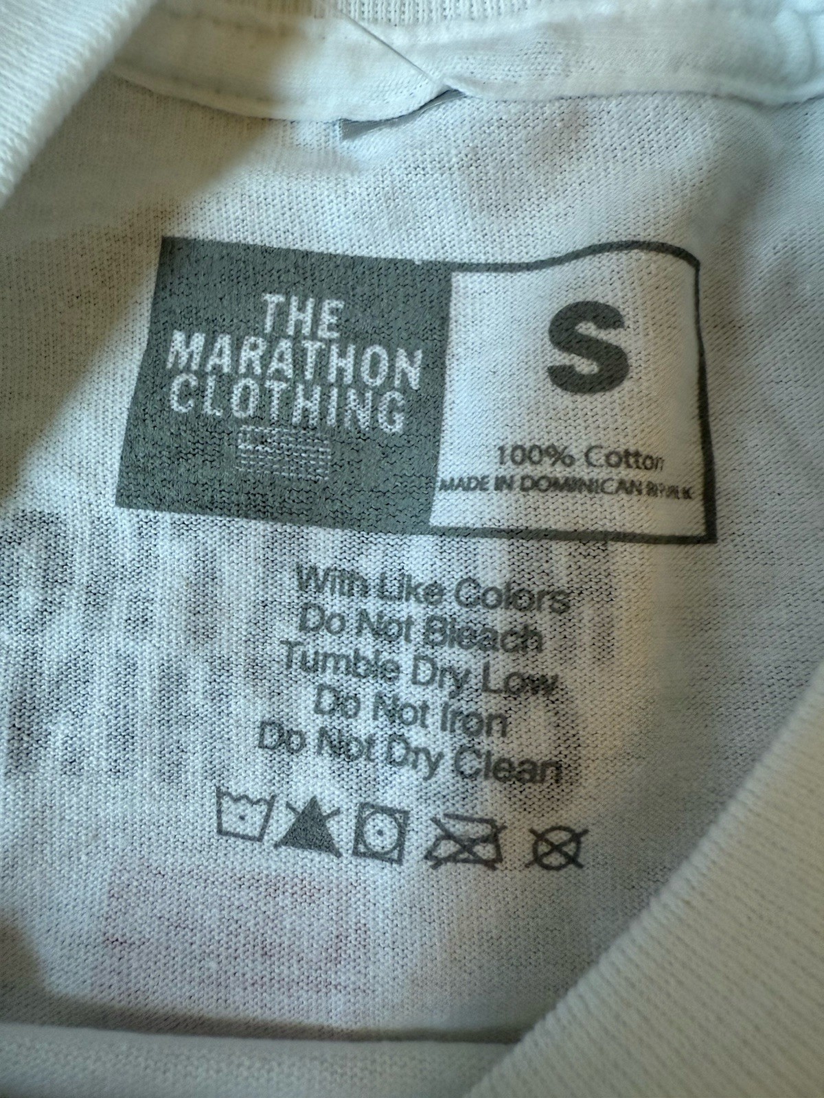 The Marathon Clothing Nipsey Hussle CRENSHAW Shirt White Blue Mens Size Small gallery