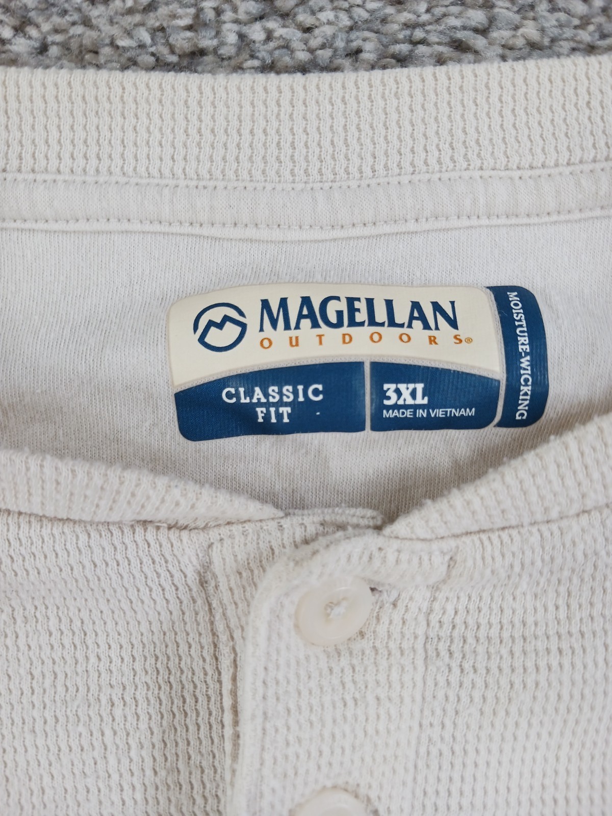 Magellan Outdoor Classic Fit 3XL Mens Short Sleeve T-Shirt Beige gallery