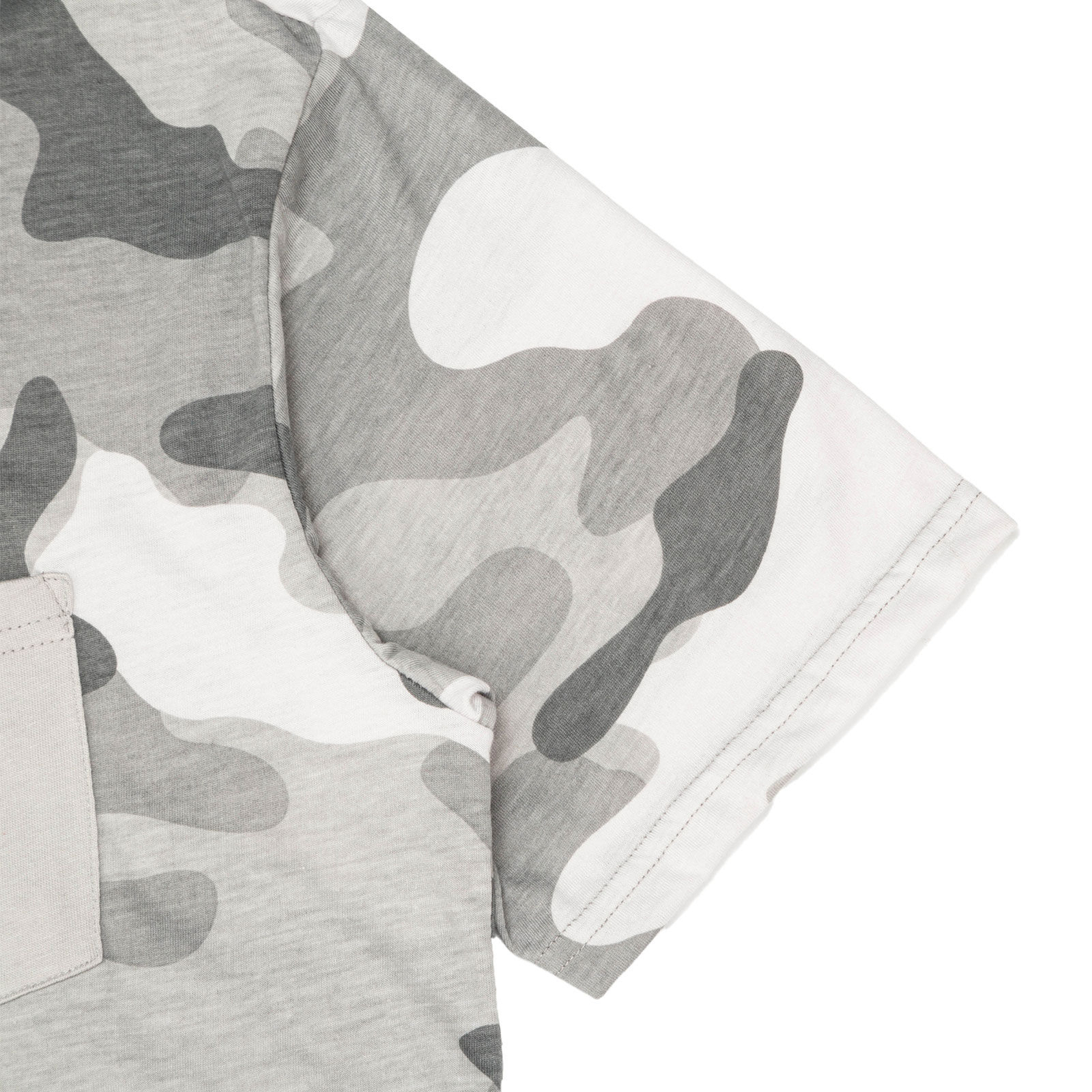 Beautiful Giant Men's Fashion Camo T-Shirt Crew Neck Sport Wear Light Grey Tee gallery