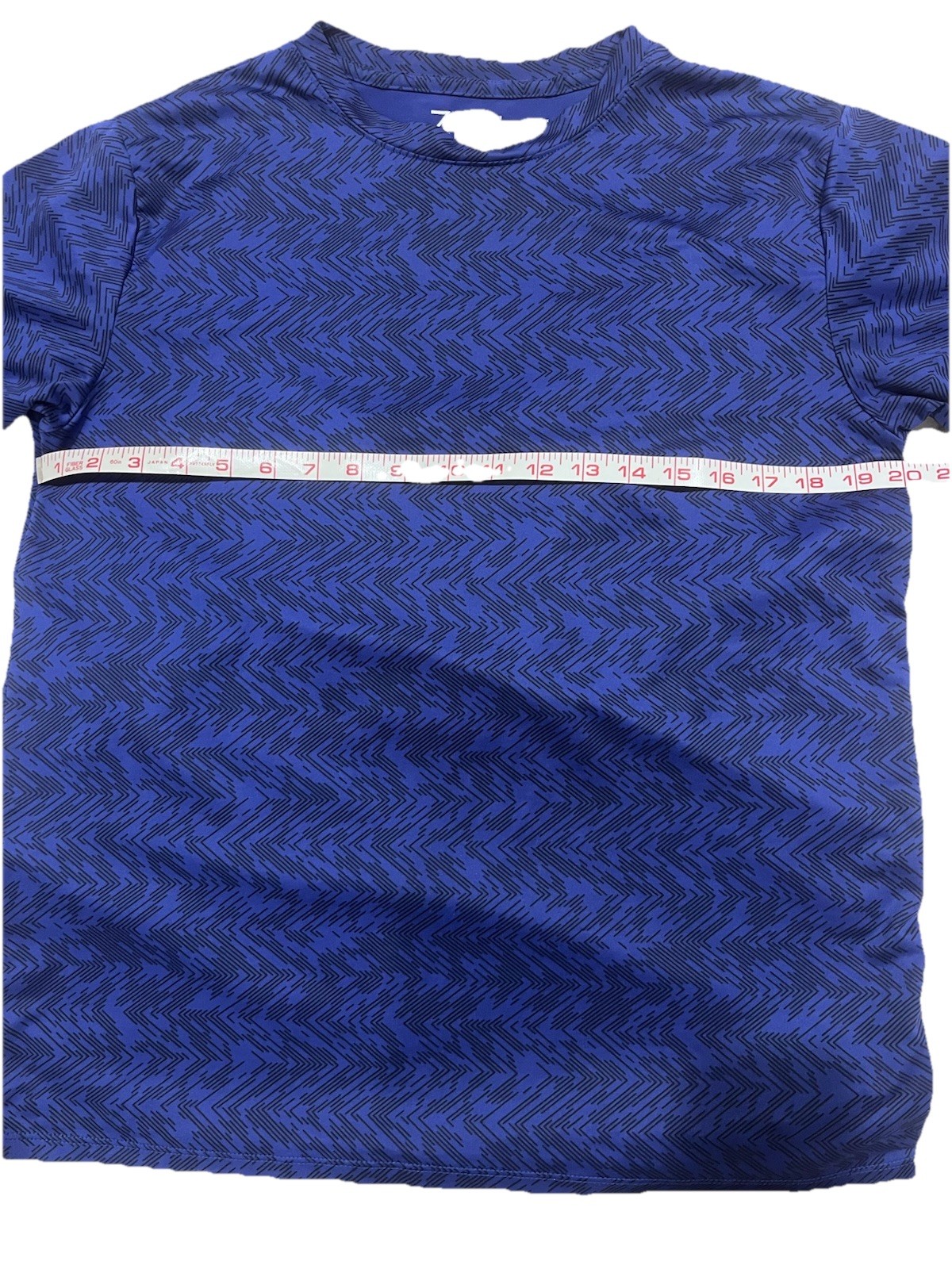 Z By Zella Boys XXL Or Men’s M Performance T-shirt Top Blue Black Short Sleeve gallery