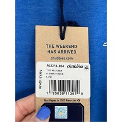 Chubbies Men The Weekend Has Arrived T Shirt Size Large
