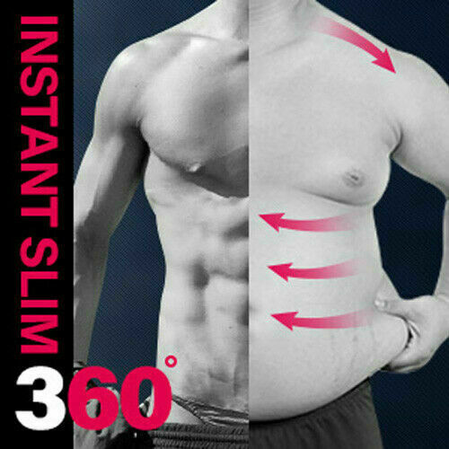 Men's Toning Vest Compression Shirt Tank Gynecomastia Belly Control Body Shaper gallery