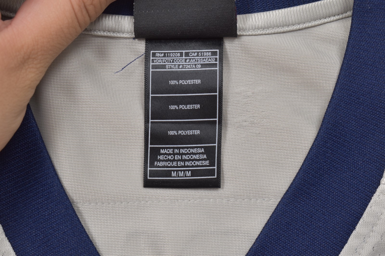 Reebok Dallas Cowboys Tony Romo #9 Jersey Men's Size M Grey Navy NFL Team Polyes gallery