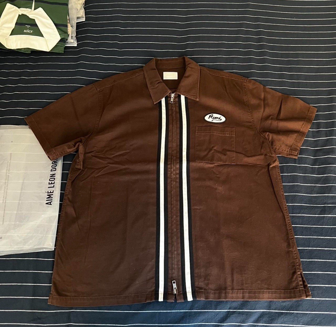 Aimé Leon Dore Station Shirt ‘Hot Fudge’