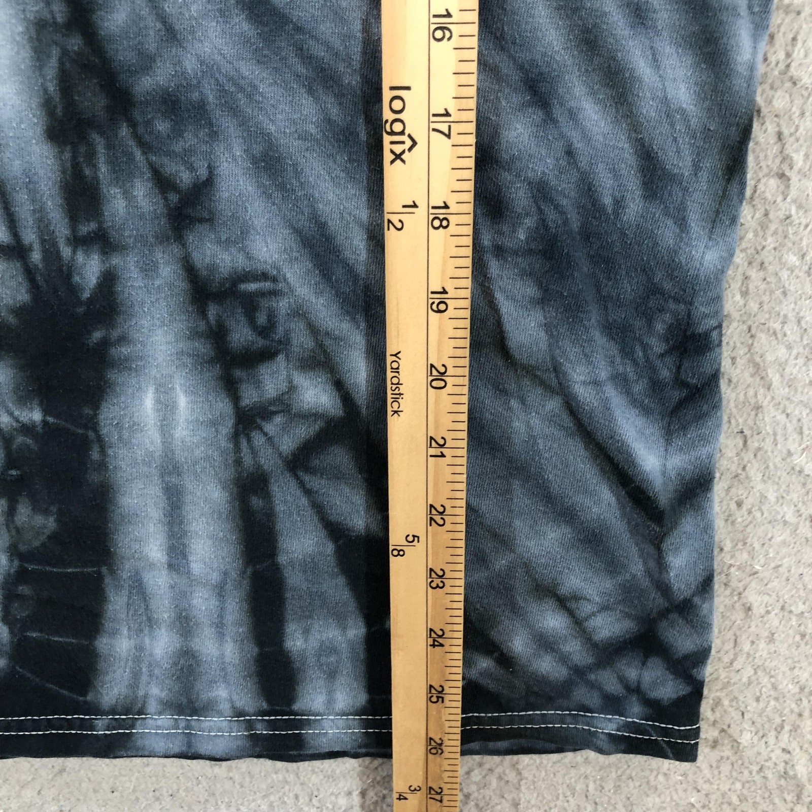 Santa Cruz Shirt Mens Large Black Grey Tie Dye Skateboards Logo Tee Cotton gallery