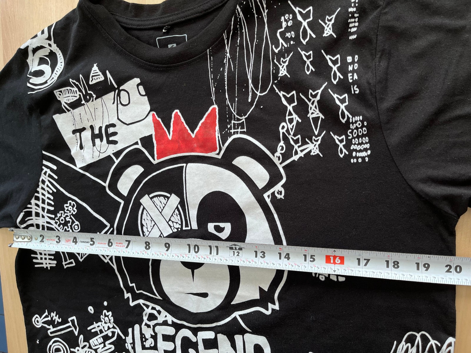 South Pole The Legend Graffiti Bear Graphics BLACK Tshirt - Men's Sz M gallery